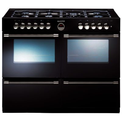Stoves Sterling R1100DFT 110cm Dual Fuel Range Cooker in Black Stoves Sterling R1100DFT 110cm Dual Fuel Range Cooker in Black